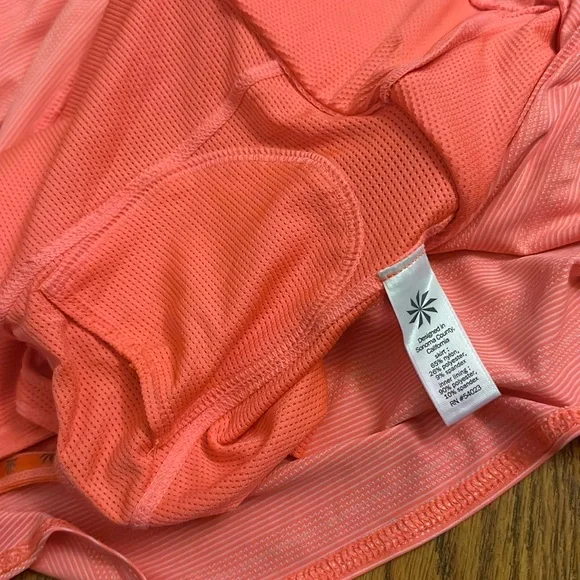 Athleta Swagger Skort Dot Stripe Tier Ruffle Athletic Mini Tennis Skirt Small - Picture 9 of 9